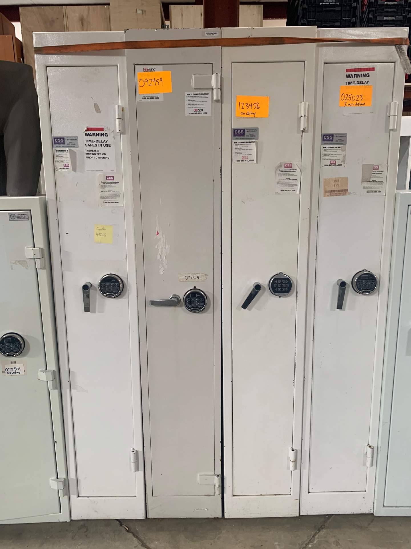 Used CSS End Cap Narcotics Safe
