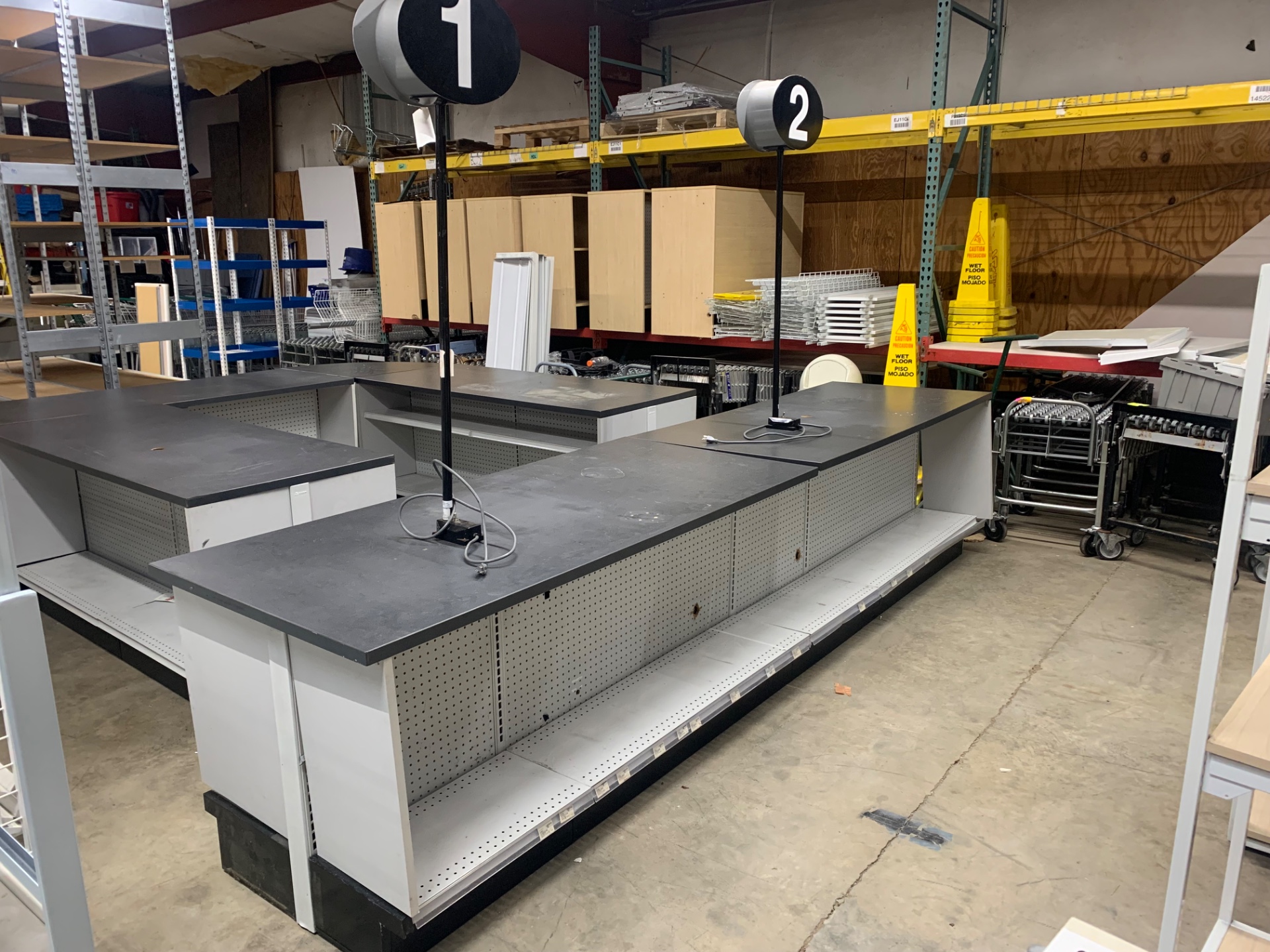 Used Gondola Base Checkout Counters