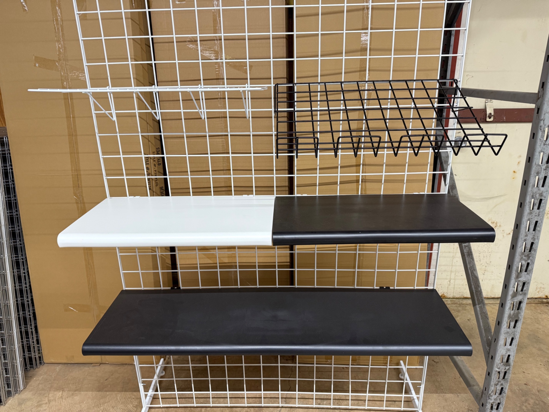 New Gridwall Shelves