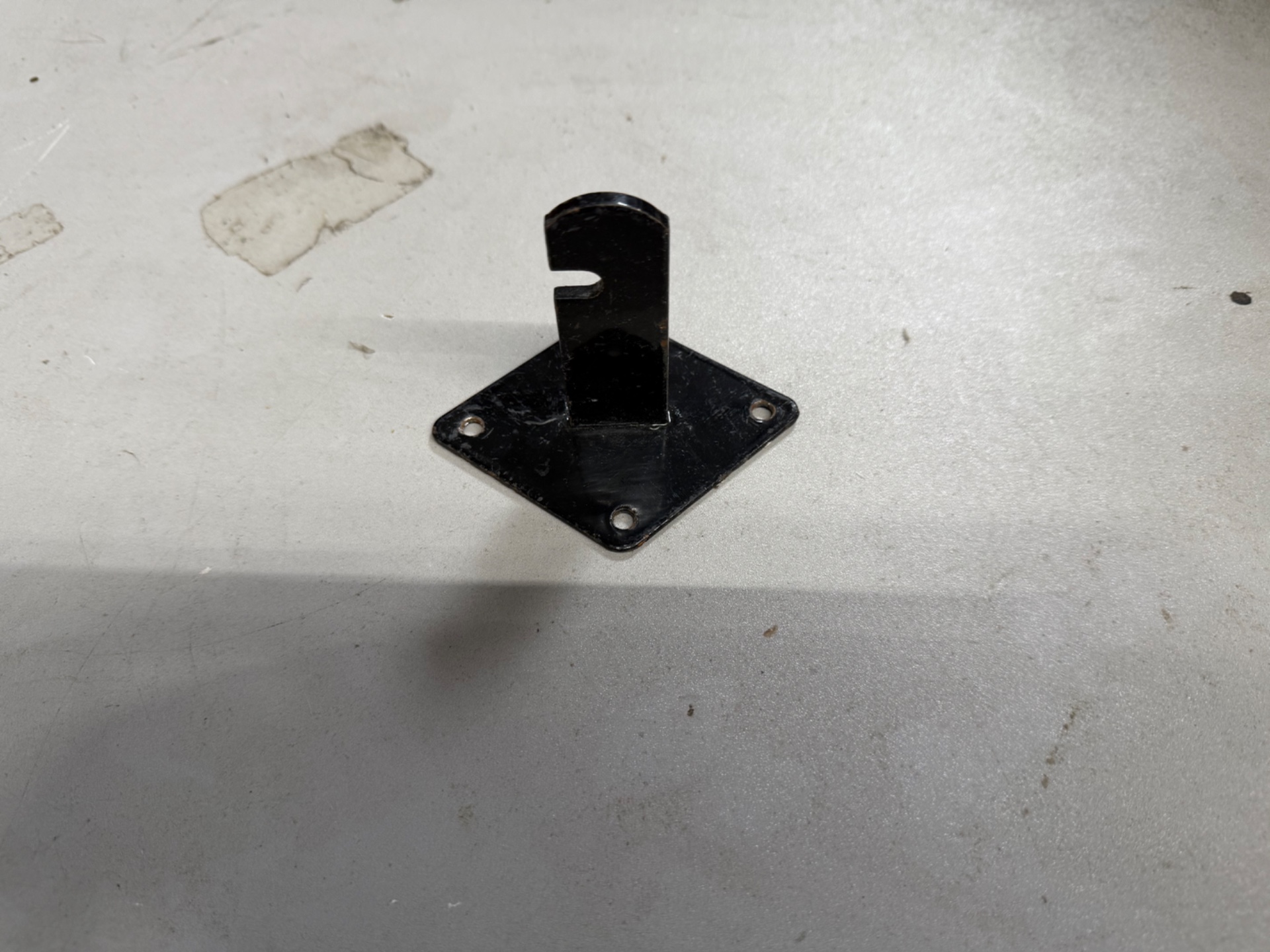 Used Black Gridwall Wall Mount Brackets