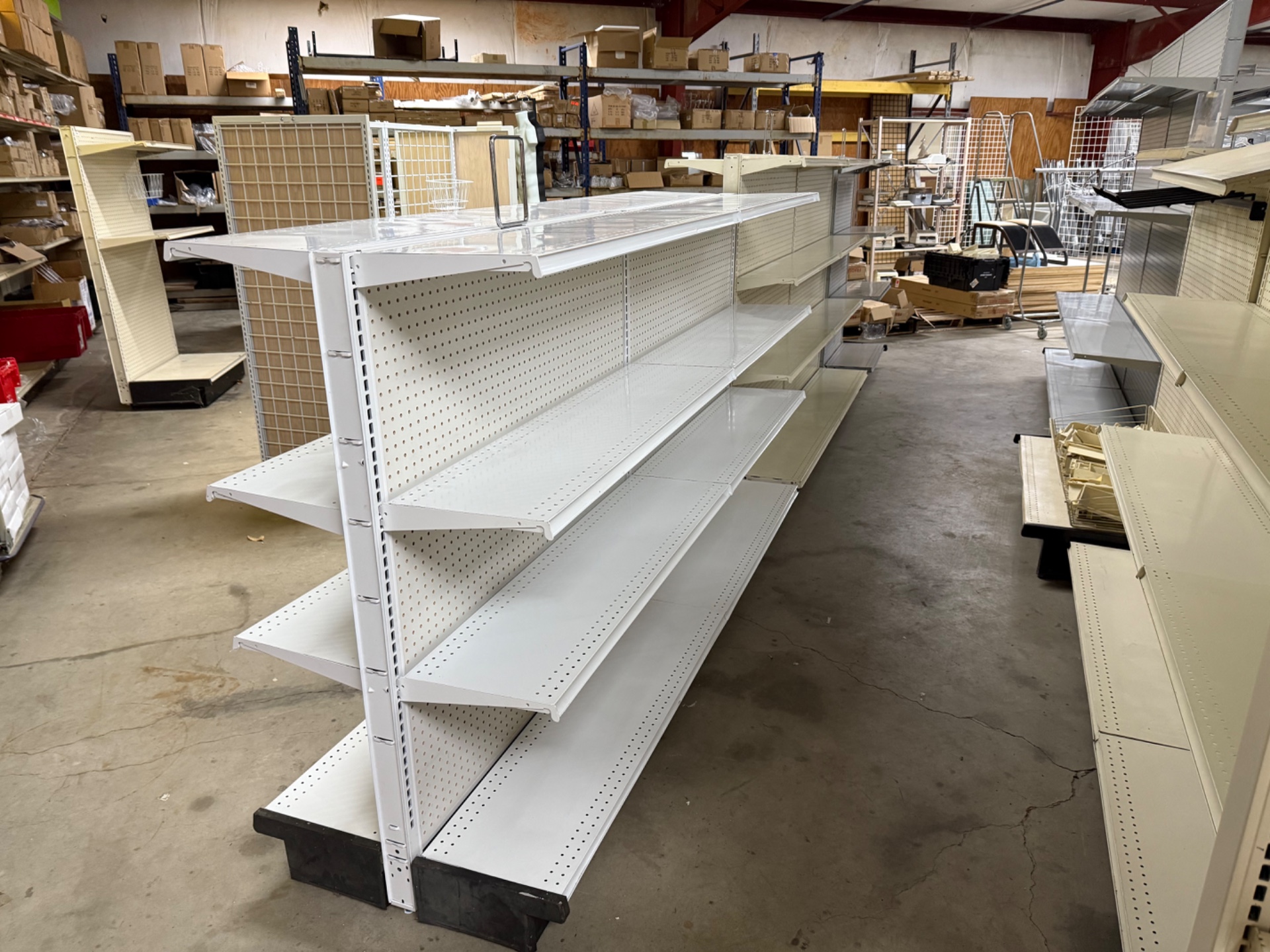 Used Floor Gondola Shelving