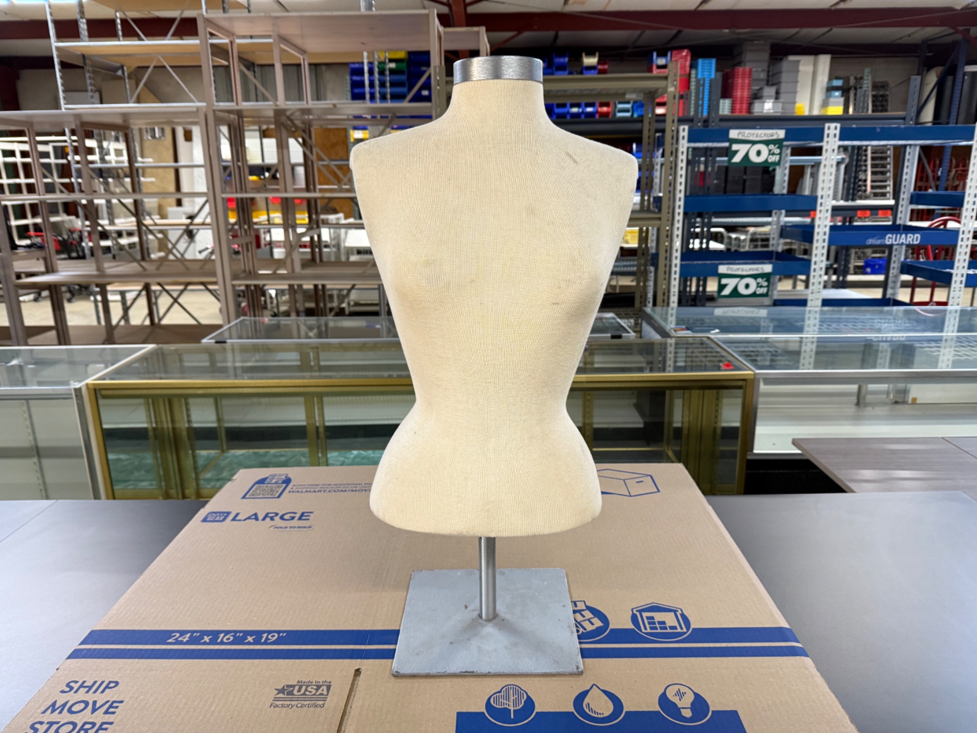 Used Countertop Female Chest Forms on Stands