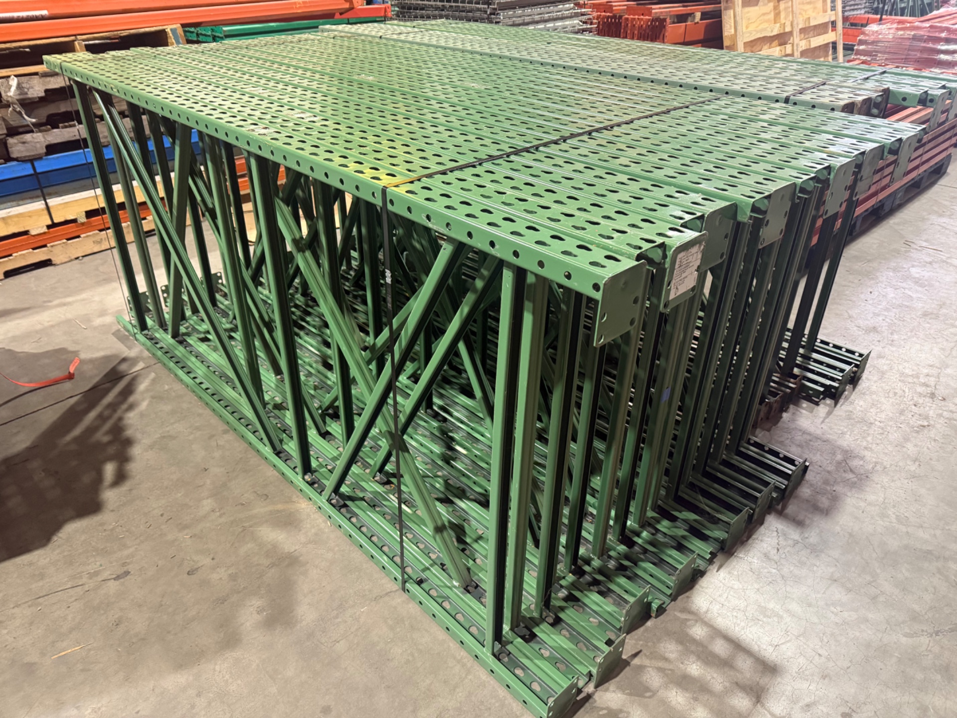 Used Tear Drop Pallet Rack