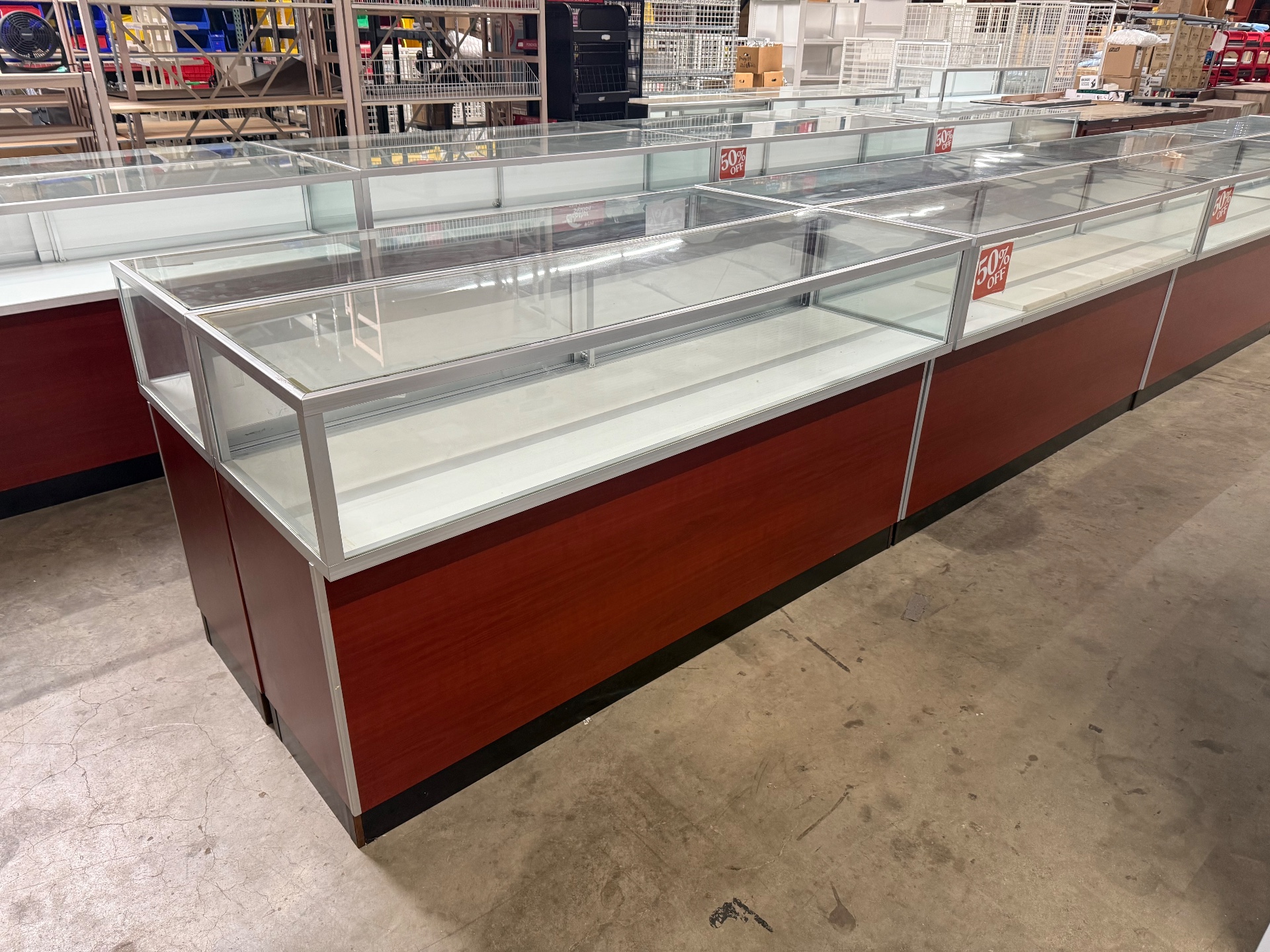 Used Woodgrain Showcases