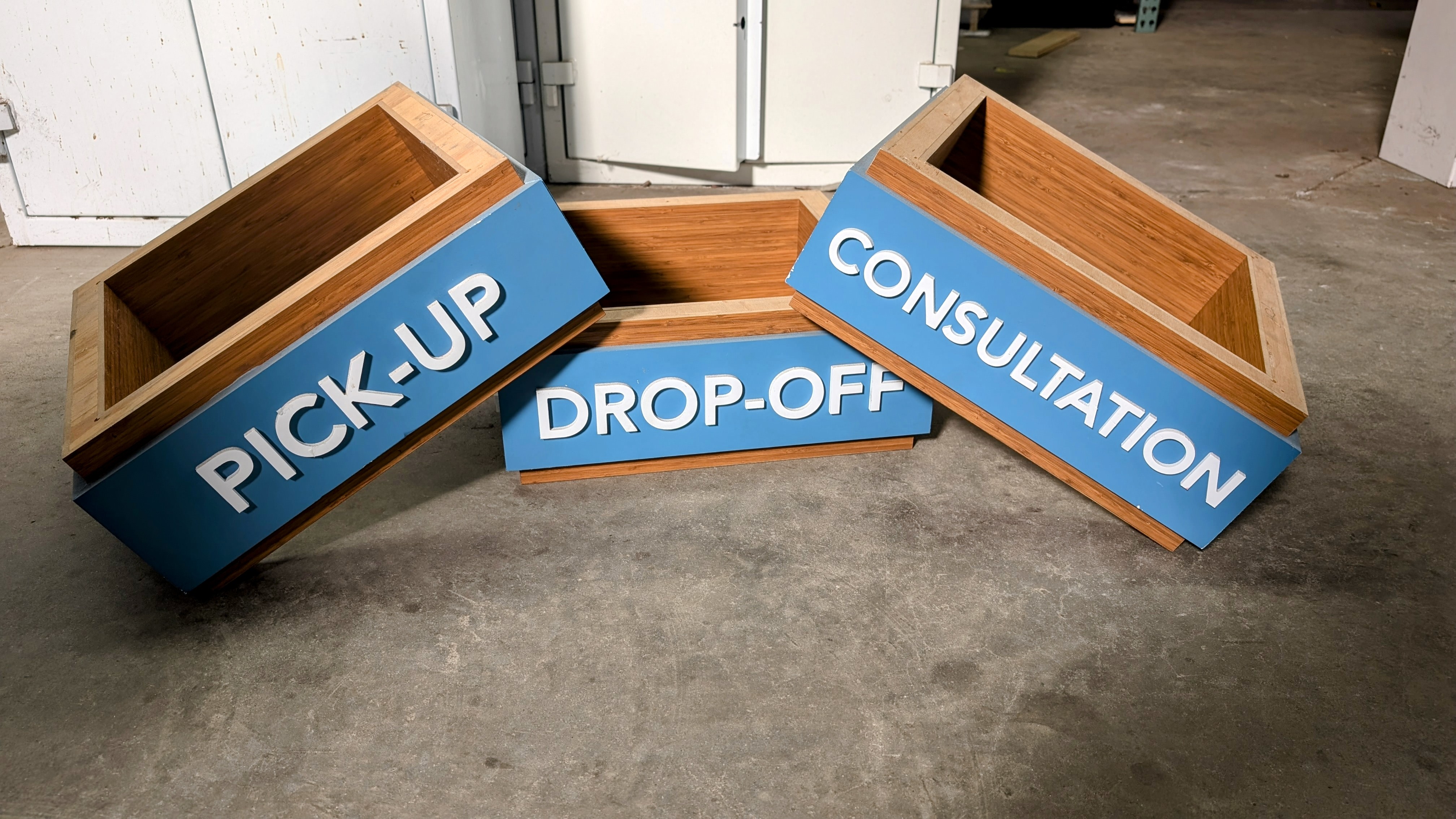 Used Pharmacy Pick-Up Drop-Off Consultation Signage