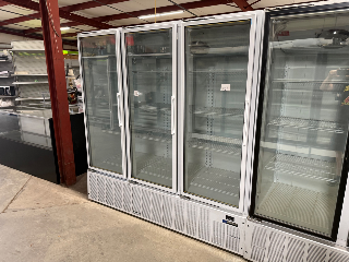 Used Master-Bilt 3 Glass Door Freezer