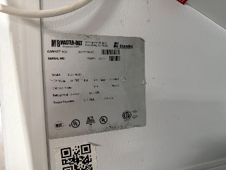 Used Master-Bilt 3 Glass Door Freezer