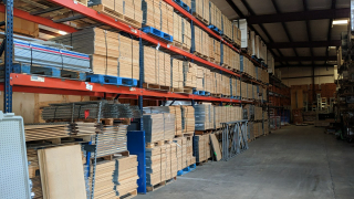 Used Tear Drop Pallet Rack 