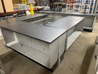 Used Gondola Base Checkout Counters