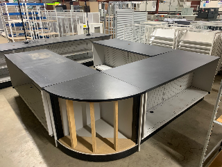 Used Gondola Base Checkout Counters