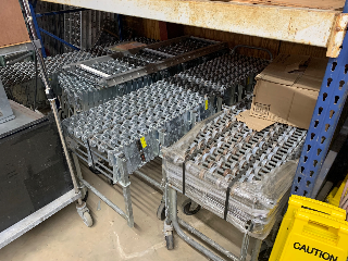 Used Rolling Expandable Conveyor Sections