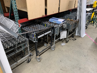 Used Rolling Expandable Conveyor Sections