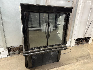 Used Hussmann Black Two Door Merchandiser