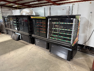 Used Hussmann Black Two Door Merchandiser