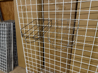 Gridwall Wire Cap Holder