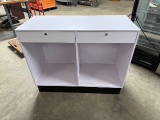 New 4' Flat Top Checkout Counter 