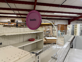 Used Gondola Shelving Signs