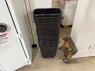 Used Assorted Trash Cans
