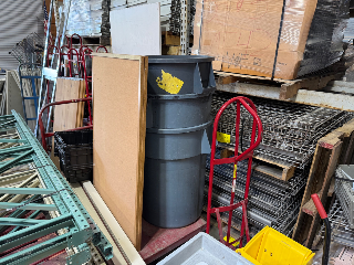 Used Assorted Trash Cans