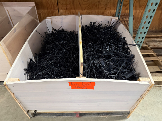 Used Black 10" Gridwall Hooks