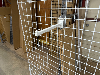 Used White Gridwall Faceouts