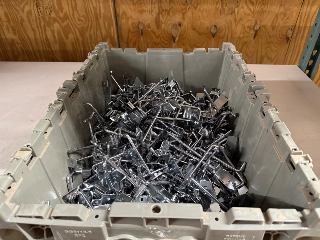 Used Chrome 4" Slatwall Hooks