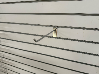 Used Chrome 10" Slatwall Hooks