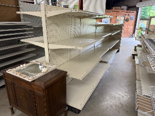 Used Floor Gondola Shelving