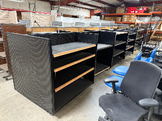 Used Rolling Black Gondola H-Units