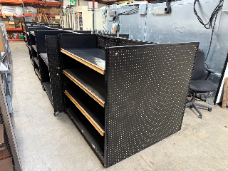 Used Rolling Black Gondola H-Units