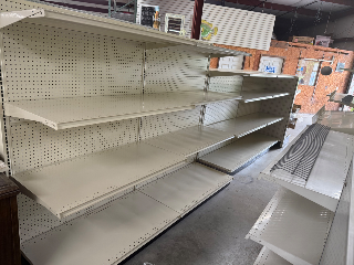 Used Wall Gondola Shelving