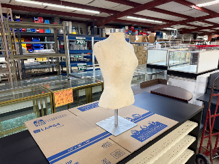 Used Countertop Female Chest Forms on Stands