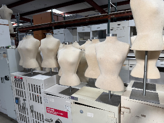 Used Countertop Female Chest Forms on Stands