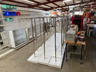 Chrome Pipe 2 Way Racks