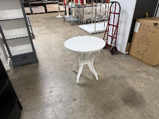 Used Small Round Display Table