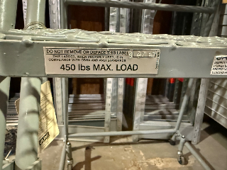 Used ULine 4 Step Rolling Ladder