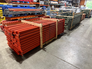 Used Tear Drop Pallet Rack 