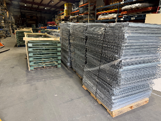 Used Tear Drop Pallet Rack 