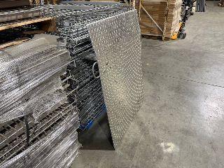 Used 36" Aluminum Dock Plate